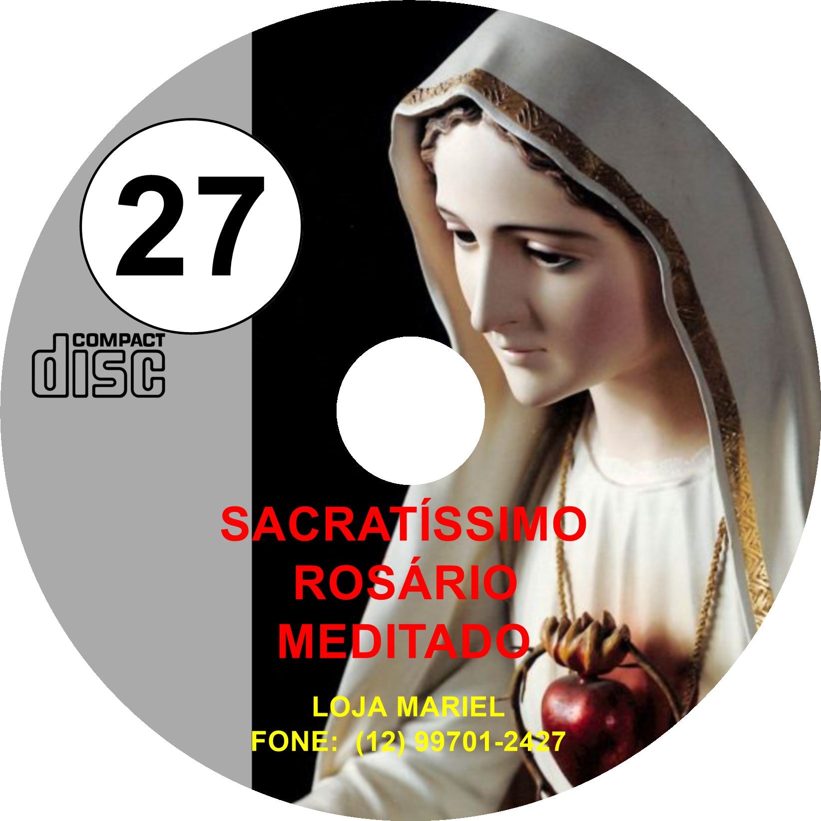 CD Rosário Meditado 027 CD Rosário Meditado 027